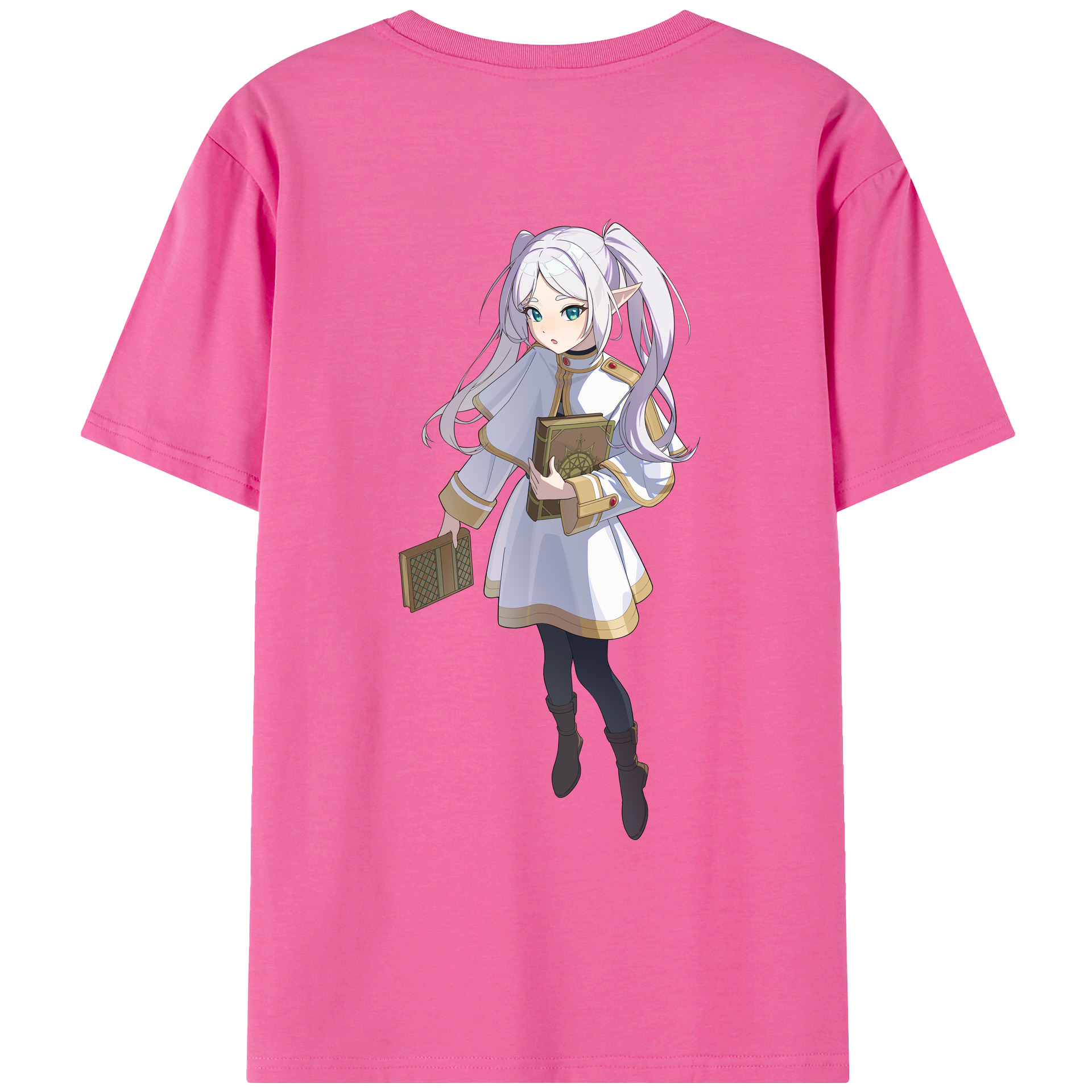 （画像用） 葬送のフリーレン Frieren レディース半袖Tシャツ(バックプリント)